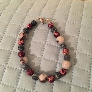 Crackled Bead Bracelet